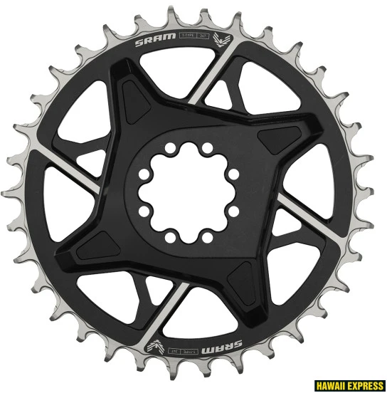 Priekinė žvaigždė SRAM T-TYPE 32T Direct Mount 3mm Offset Eagle (including 8 bolts) Juodas - X0 D1