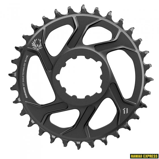 Priekinė žvaigždė SRAM Eagle X-SYNC 2 30T Direct Mount 3 mm ofsetas Boost auksinė