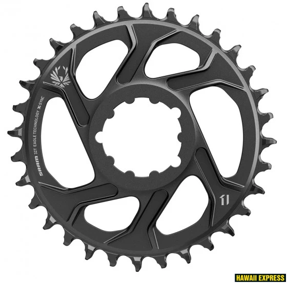 Priekinis dantratis SRAM MTB Eagle X-Sync2 Direct Mount alu 11-speed 6mm offset 32T juodas