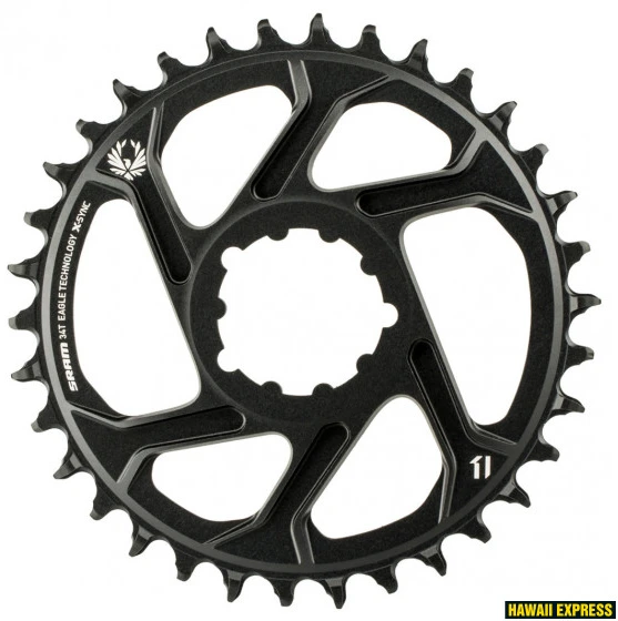 Priekinis dantratis SRAM MTB Eagle X-Sync2 Direct Mount alu 11-speed 6mm offset 34T juodas