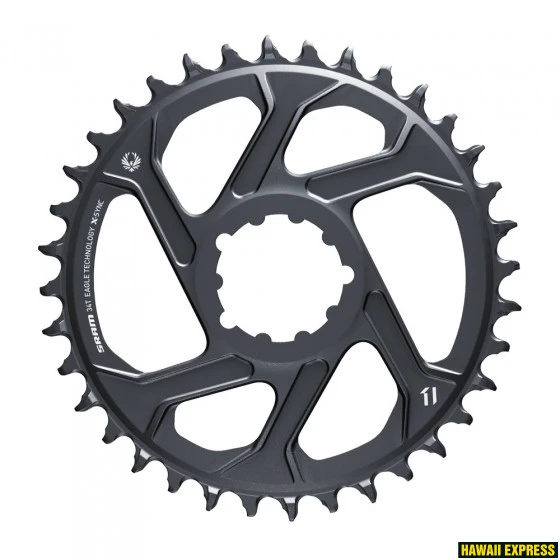 Priekinis dantratis SRAM Eagle X-Sync2 Direct Mount alu 3mm offset 34T pilkas