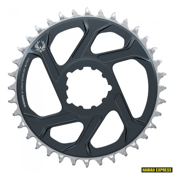 Priekinė žvaigždė SRAM X-SYNC 2 36T Direct Mount 3mm Offset Boost Eagle Lunar/Polar Pilkas