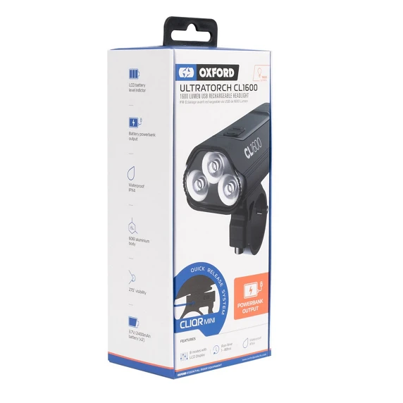 Priekinis žibintas OXC Light UltraTorch CL1600 Headlight