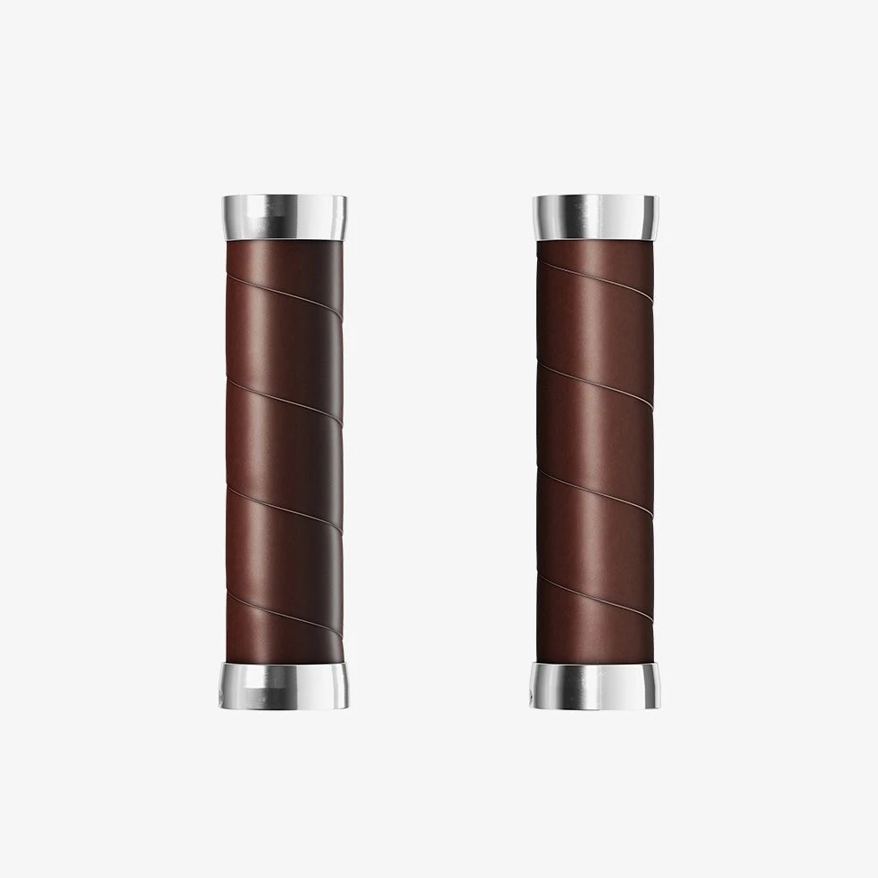 Rankenėlės Brooks odinės GRIPS 130/130 Rudos