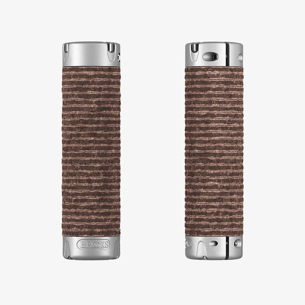 Rankenėlės Brooks verstos odos GRIPS 130/130 rudos