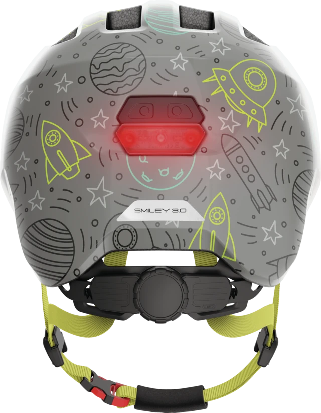 Šalmas Abus Smiley 3.0 LED pilkas space