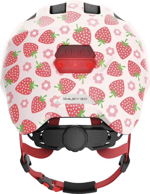 Šalmas Abus Smiley 3.0 LED rose strawberry