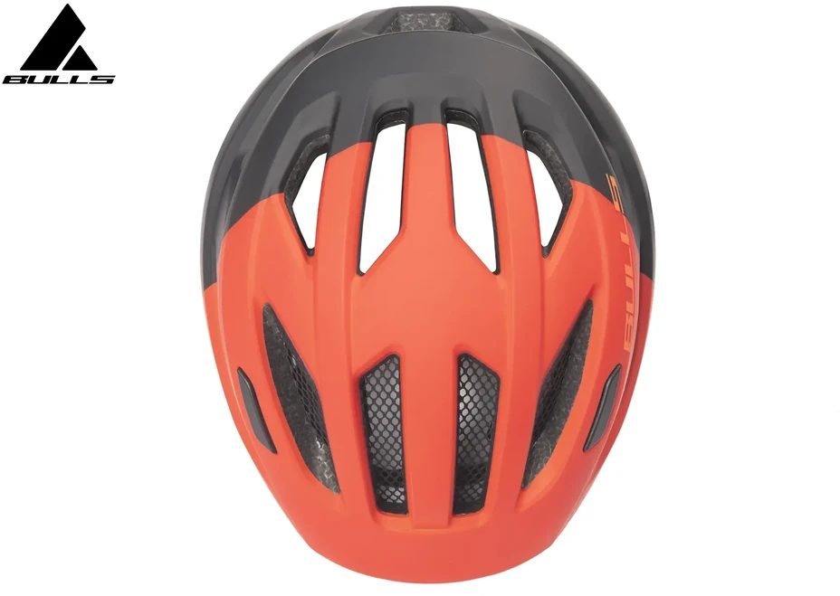 Šalmas Bulls Comox FF 2.0Youth juoda/raudona