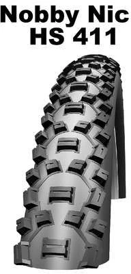 Schwalbe Padanga dviračiui R Nobby Nic ev 411 s/s falt. 54-559