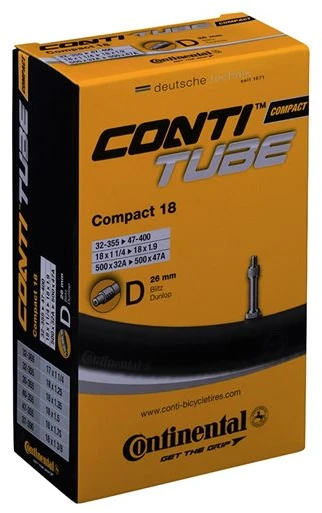 Shimano Kamera 18" Continental Compact 18 Valve Dunlop 32/47-355/400