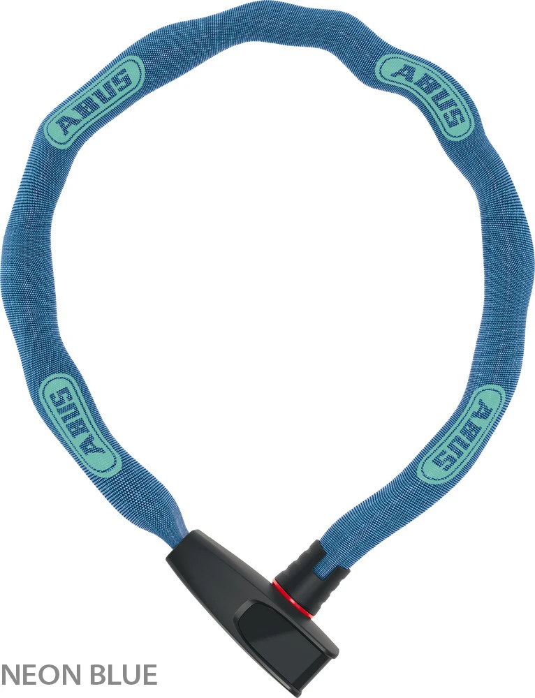 Spyna Abus 6806K/85 NEON mėlynas (square chain)