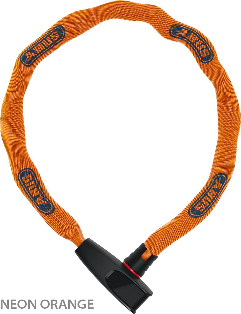 Spyna Abus 6806K/85 NEON oranžinis (square chain)
