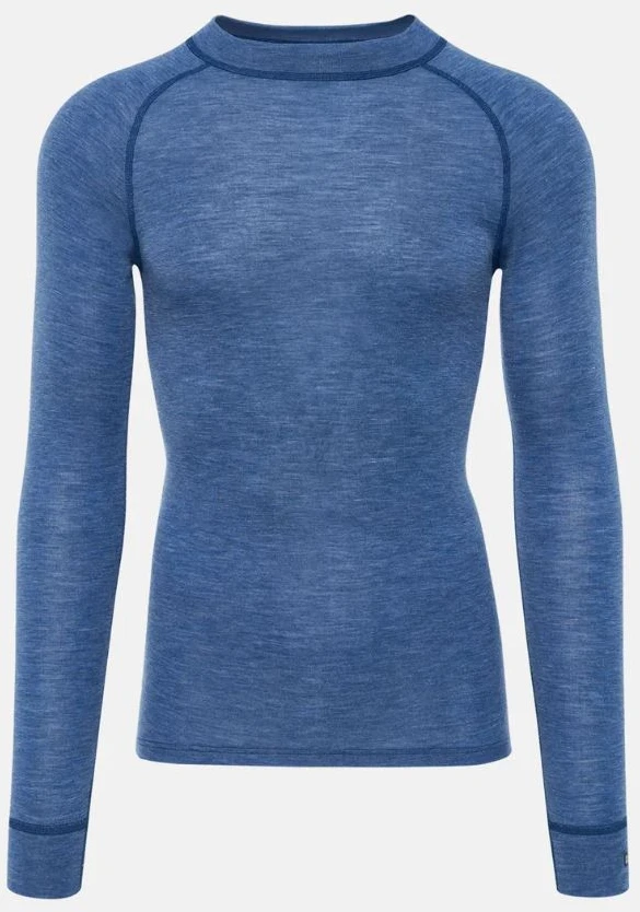 Termo marškinėliai Thermowave vyr. Merino Active warm ilgom rankovėm mėlyna
