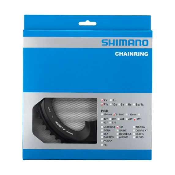 Žvaigždė Shimano 105 50T for FC-R7000(Juodas)