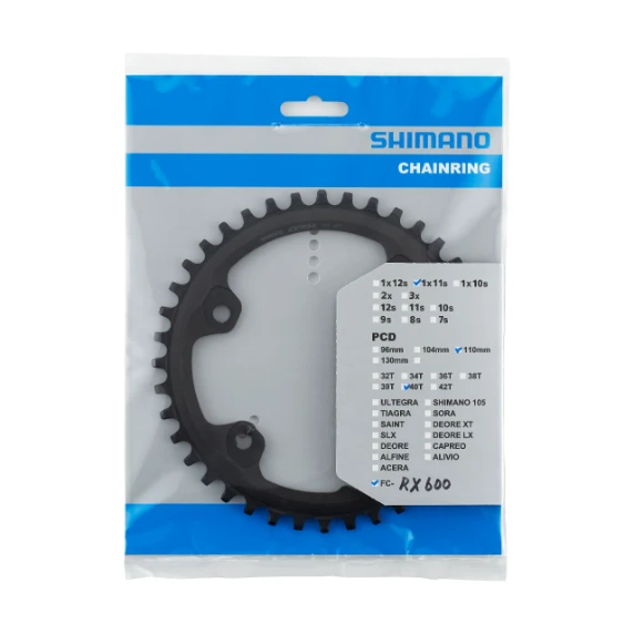 Žvaigždė Shimano GRX Chainring 40T for FC-RX600-1