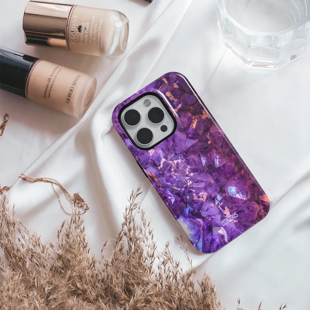 Coveris Telefono dėklas Magsafe "Amethyst" iPhone 12-17, Samsung S22-26, Google Pixel 10/Pro/ProXL modeliams
