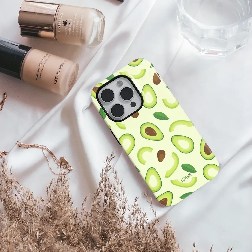 Coveris Telefono dėklas Magsafe "Avocado" iPhone 12-17, Samsung S22-26, Google Pixel 10/Pro/ProXL modeliams
