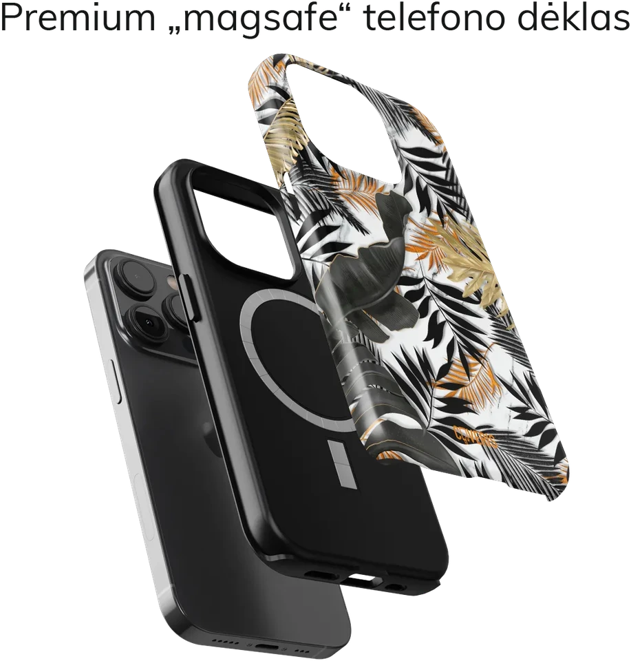 Coveris Telefono dėklas Magsafe "Bahama" iPhone 12-17, Samsung S22-26, Google Pixel 10/Pro/ProXL modeliams