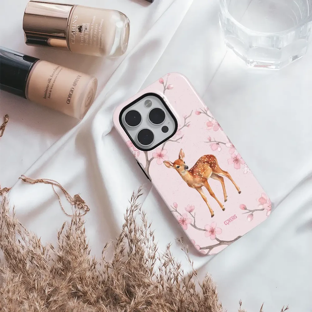 Coveris Telefono dėklas Magsafe "Bambi" iPhone 12-17, Samsung S22-26, Google Pixel 10/Pro/ProXL modeliams