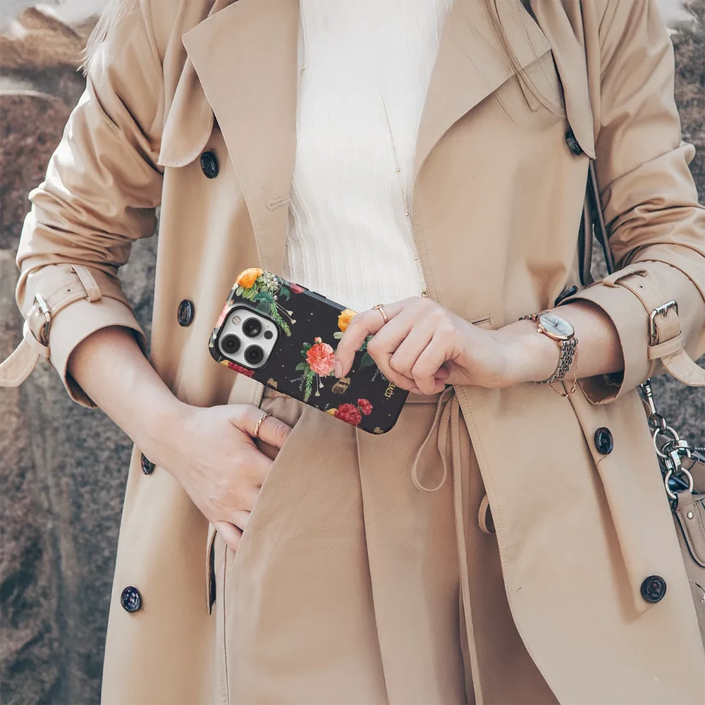 Coveris Telefono dėklas Magsafe "Blossom4" iPhone 12-17, Samsung S22-26, Google Pixel 10/Pro/ProXL modeliams