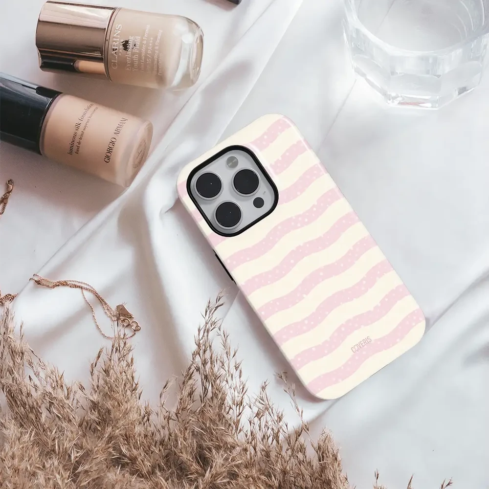 Coveris Telefono dėklas Magsafe "Blushwave" iPhone 12-17, Samsung S22-26, Google Pixel 10/Pro/ProXL modeliams