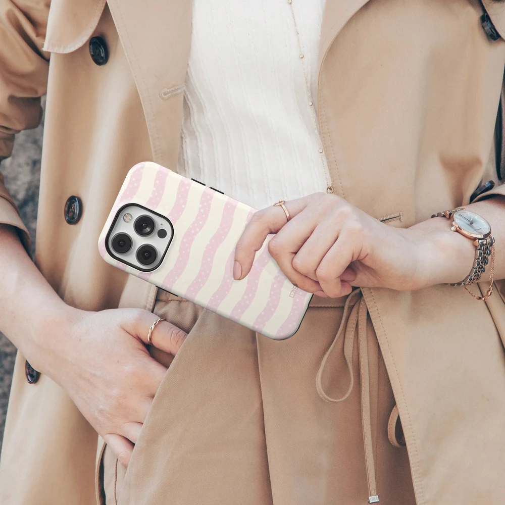 Coveris Telefono dėklas Magsafe "Blushwave" iPhone 12-17, Samsung S22-26, Google Pixel 10/Pro/ProXL modeliams