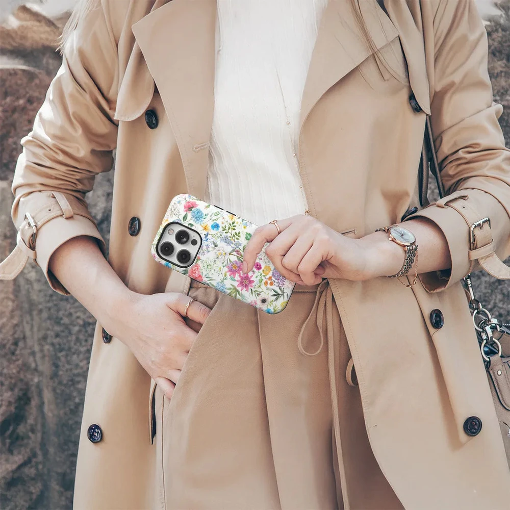 Coveris Telefono dėklas Magsafe "Bouquet-7" iPhone 12-17, Samsung S22-26, Google Pixel 10/Pro/ProXL modeliams