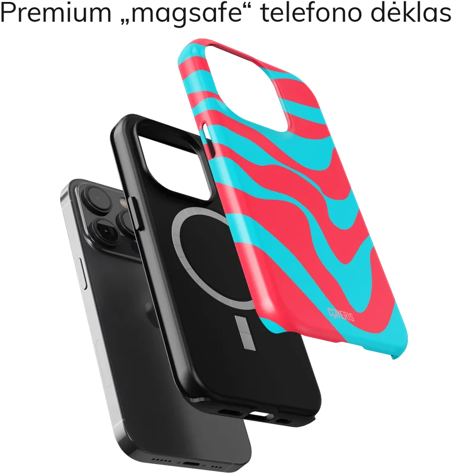 Coveris Telefono dėklas Magsafe "Celestia" iPhone 12-17, Samsung S22-26, Google Pixel 10/Pro/ProXL modeliams