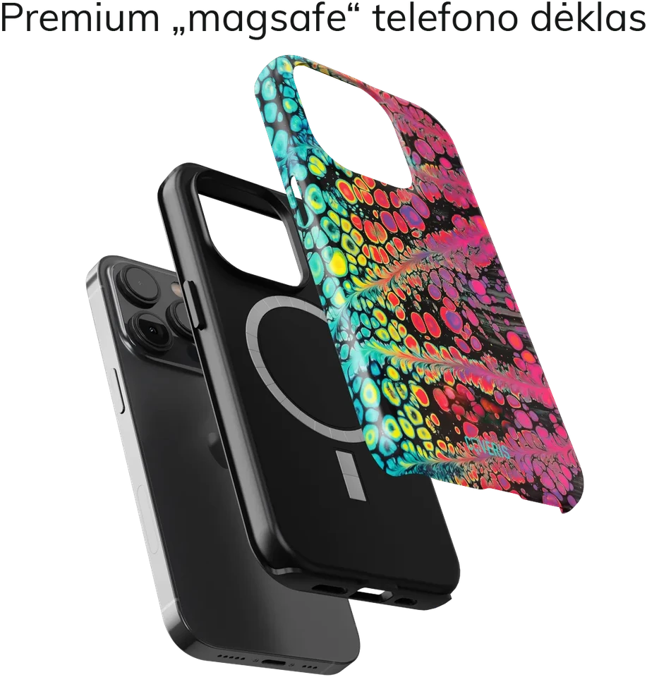 Coveris Telefono dėklas Magsafe "Chameleon" iPhone 12-17, Samsung S22-26, Google Pixel 10/Pro/ProXL modeliams
