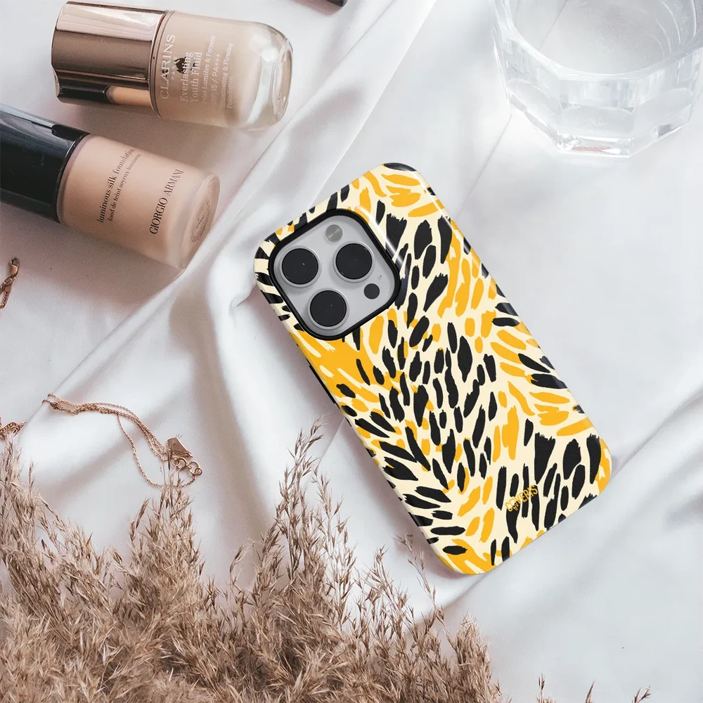 Coveris Telefono dėklas Magsafe "Cheetah" iPhone 12-17, Samsung S22-26, Google Pixel 10/Pro/ProXL modeliams
