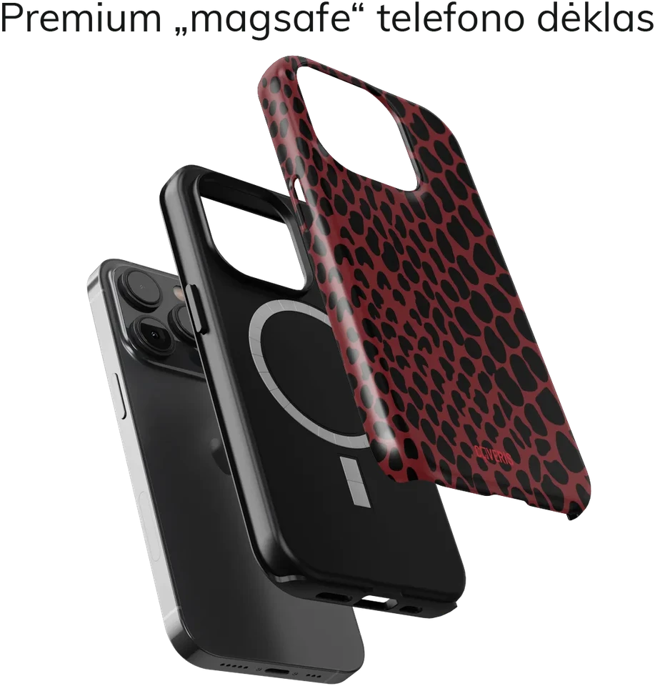 Coveris Telefono dėklas Magsafe "Cobra" iPhone 12-17, Samsung S22-26, Google Pixel 10/Pro/ProXL modeliams