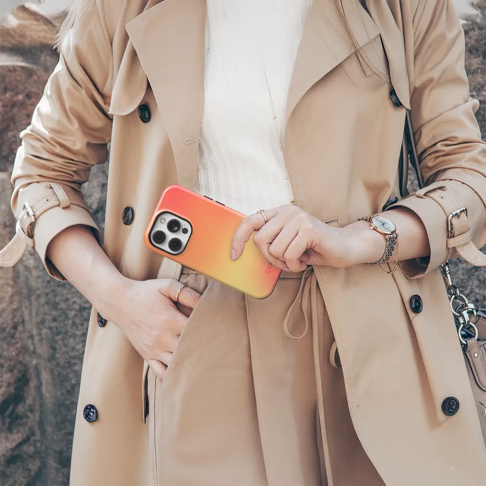 Coveris Telefono dėklas Magsafe "Color Blocks" iPhone 12-17, Samsung S22-26, Google Pixel 10/Pro/ProXL modeliams