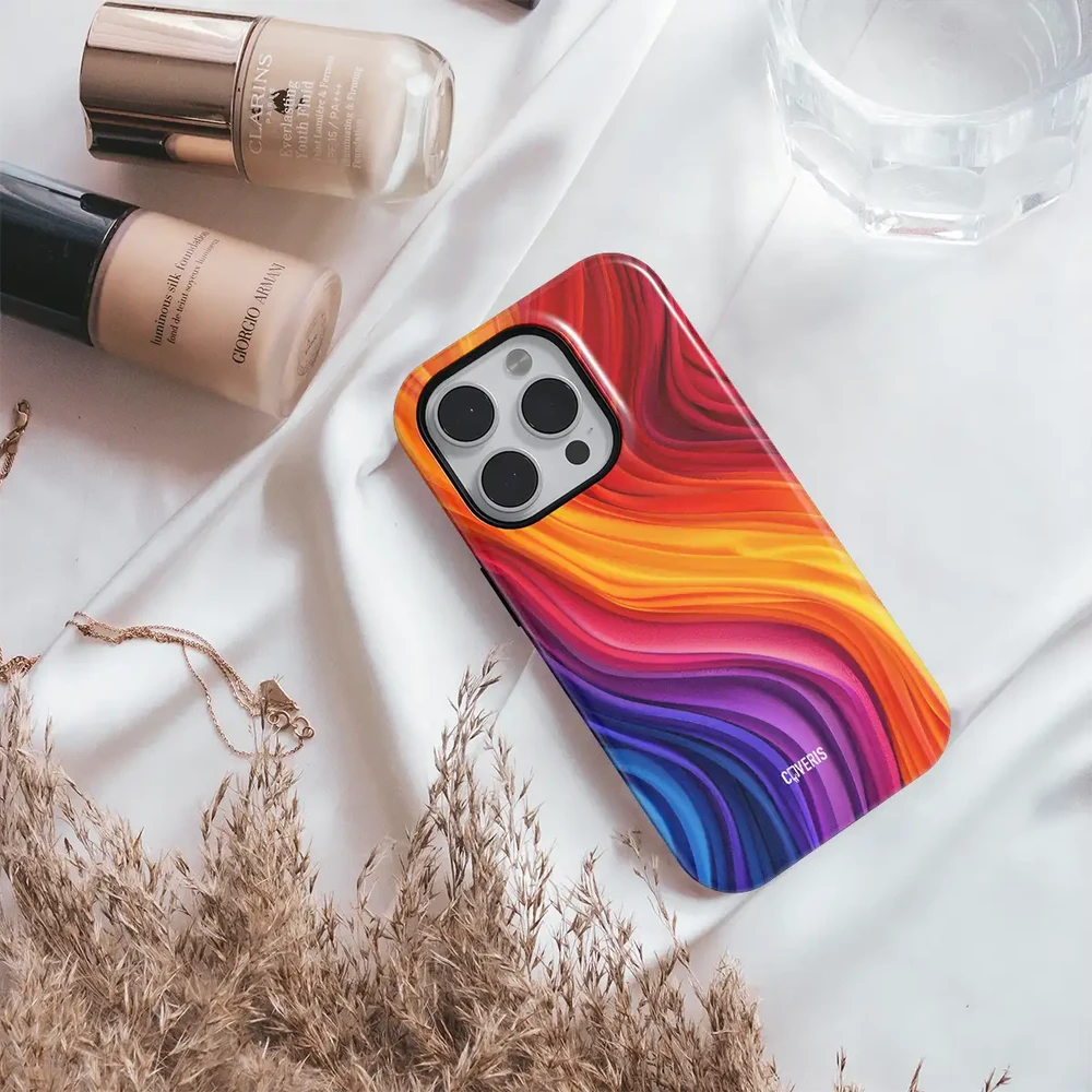 Coveris Telefono dėklas Magsafe "Colorwave" iPhone 12-17, Samsung S22-26, Google Pixel 10/Pro/ProXL modeliams