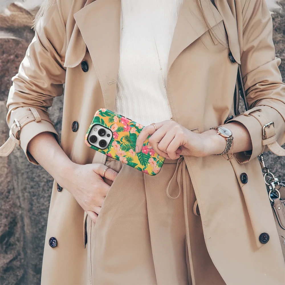 Coveris Telefono dėklas Magsafe "Coral" iPhone 12-17, Samsung S22-26, Google Pixel 10/Pro/ProXL modeliams