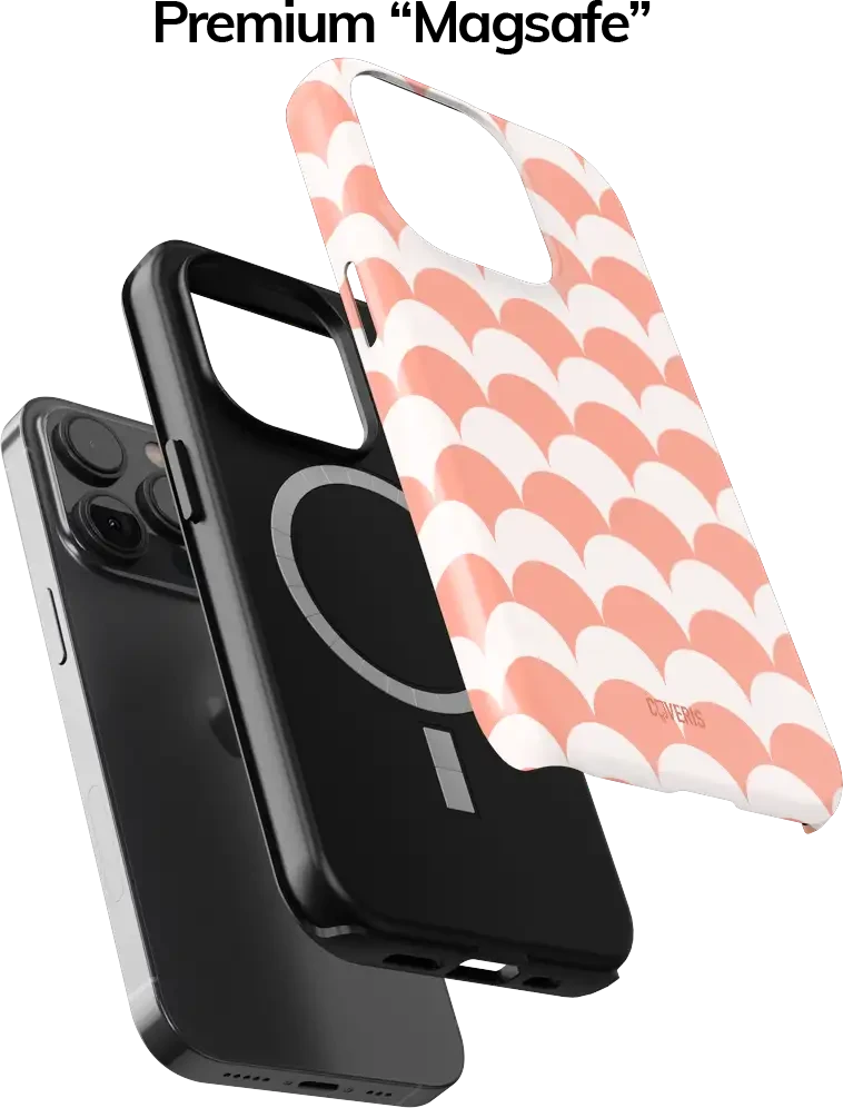 Coveris Telefono dėklas Magsafe "Coraline" iPhone 12-17, Samsung S22-26, Google Pixel 10/Pro/ProXL modeliams