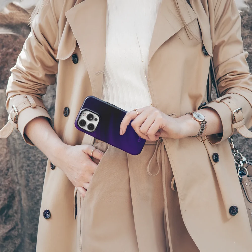 Coveris Telefono dėklas Magsafe "Darkness" iPhone 12-17, Samsung S22-26, Google Pixel 10/Pro/ProXL modeliams
