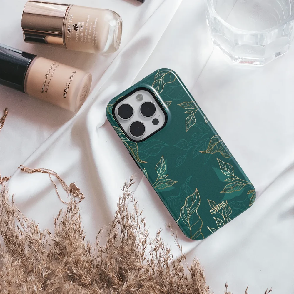 Coveris Telefono dėklas Magsafe "Drawn Leafs" iPhone 12-17, Samsung S22-26, Google Pixel 10/Pro/ProXL modeliams