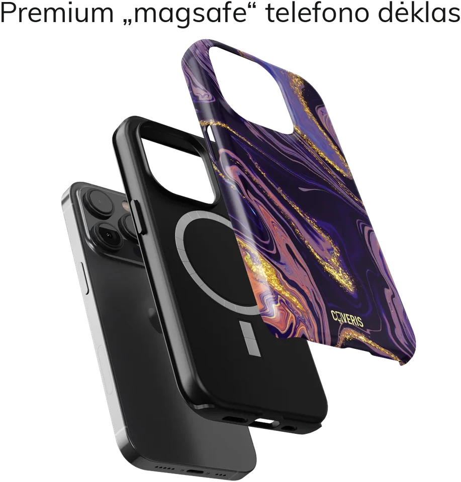 Coveris Telefono dėklas Magsafe "Dreams" iPhone 12-17, Samsung S22-26, Google Pixel 10/Pro/ProXL modeliams