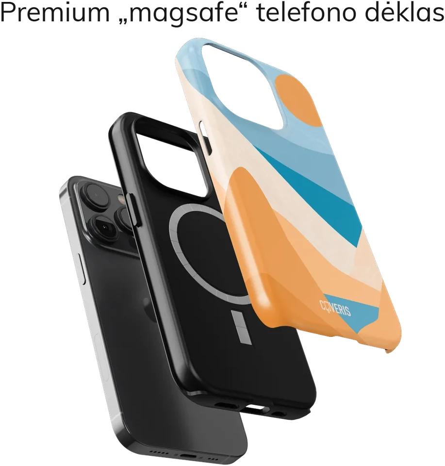 Coveris Telefono dėklas Magsafe "Dunes" iPhone 12-17, Samsung S22-26, Google Pixel 10/Pro/ProXL modeliams