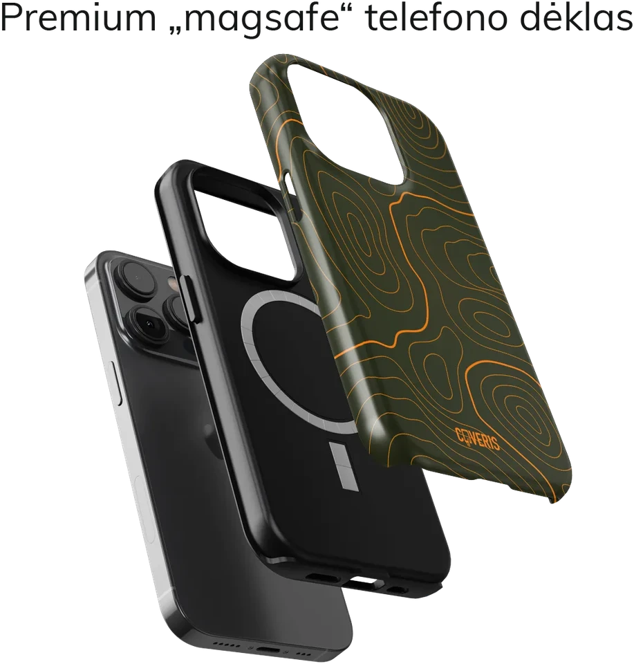 Coveris Telefono dėklas Magsafe "Dunes2" iPhone 12-17, Samsung S22-26, Google Pixel 10/Pro/ProXL modeliams