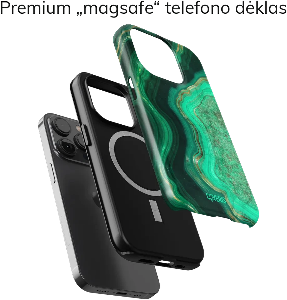 Coveris Telefono dėklas Magsafe "Ecliptic" iPhone 12-17, Samsung S22-26, Google Pixel 10/Pro/ProXL modeliams