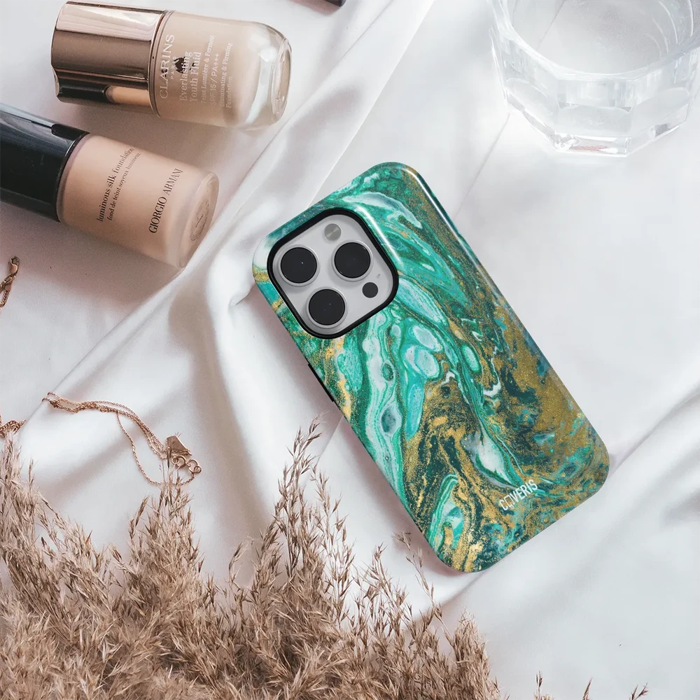 Coveris Telefono dėklas Magsafe "Emerald" iPhone 12-17, Samsung S22-26, Google Pixel 10/Pro/ProXL modeliams