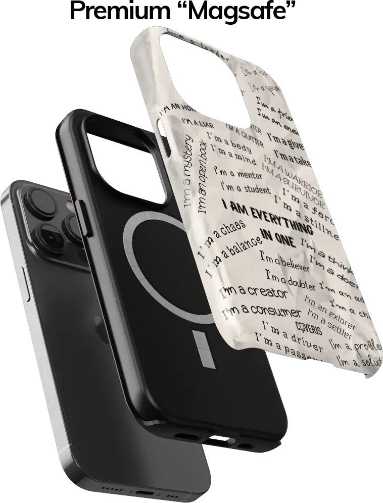 Coveris Telefono dėklas Magsafe "Everything" iPhone 12-17, Samsung S22-26, Google Pixel 10/Pro/ProXL modeliams