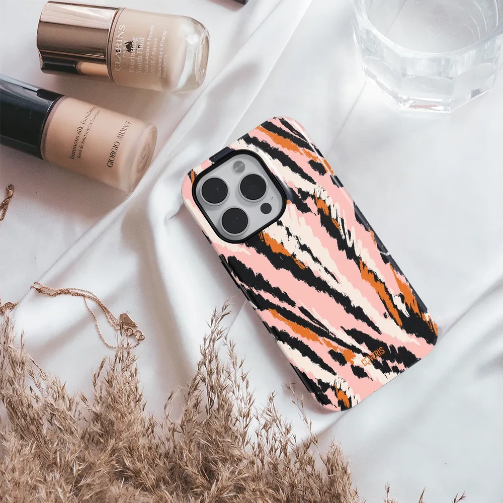 Coveris Telefono dėklas Magsafe "Exotic Stripes" iPhone 12-17, Samsung S22-26, Google Pixel 10/Pro/ProXL modeliams