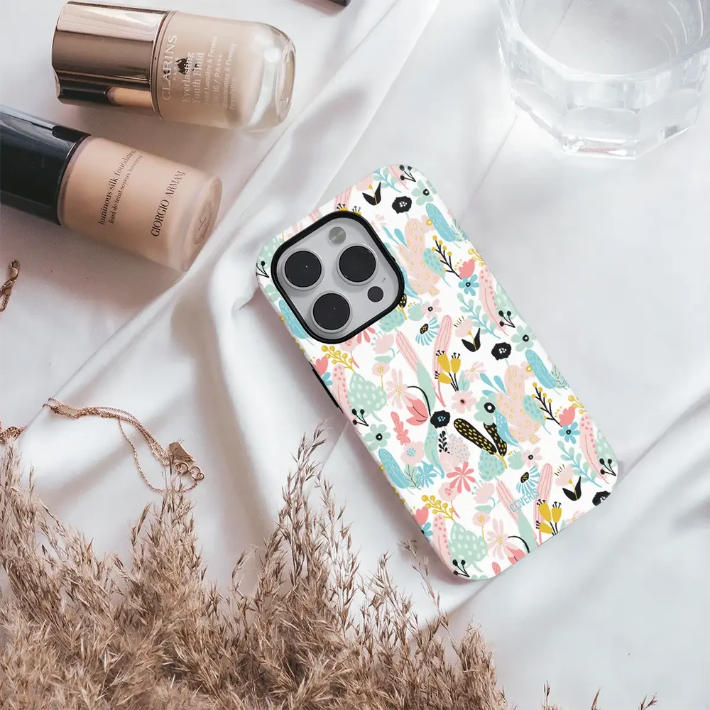 Coveris Telefono dėklas Magsafe "Fleur" iPhone 12-17, Samsung S22-26, Google Pixel 10/Pro/ProXL modeliams