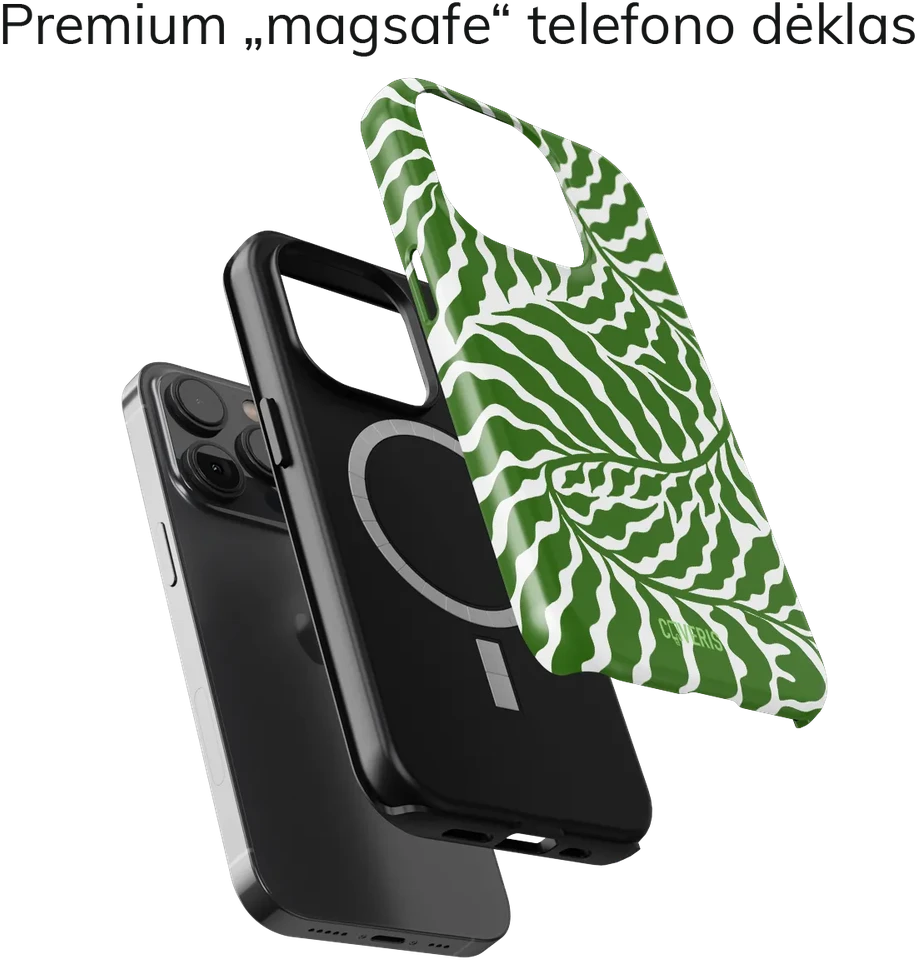 Coveris Telefono dėklas Magsafe "Flora Fusion" iPhone 12-17, Samsung S22-26, Google Pixel 10/Pro/ProXL modeliams