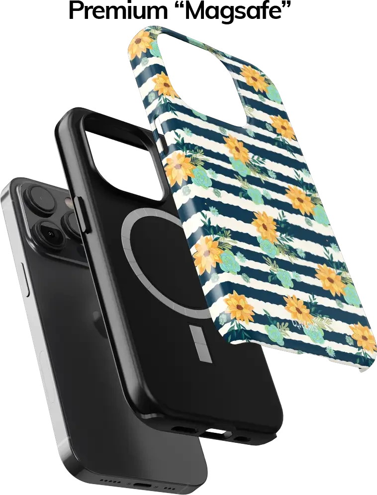 Coveris Telefono dėklas Magsafe "Florayne" iPhone 12-17, Samsung S22-26, Google Pixel 10/Pro/ProXL modeliams