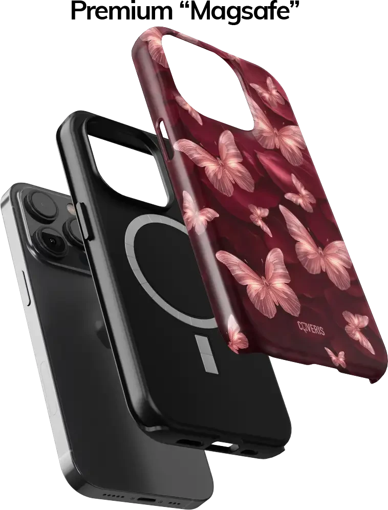 Coveris Telefono dėklas Magsafe "Flutter" iPhone 12-17, Samsung S22-26, Google Pixel 10/Pro/ProXL modeliams