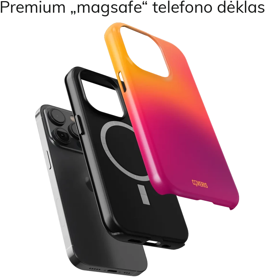 Coveris Telefono dėklas Magsafe "Gloaming" iPhone 12-17, Samsung S22-26, Google Pixel 10/Pro/ProXL modeliams