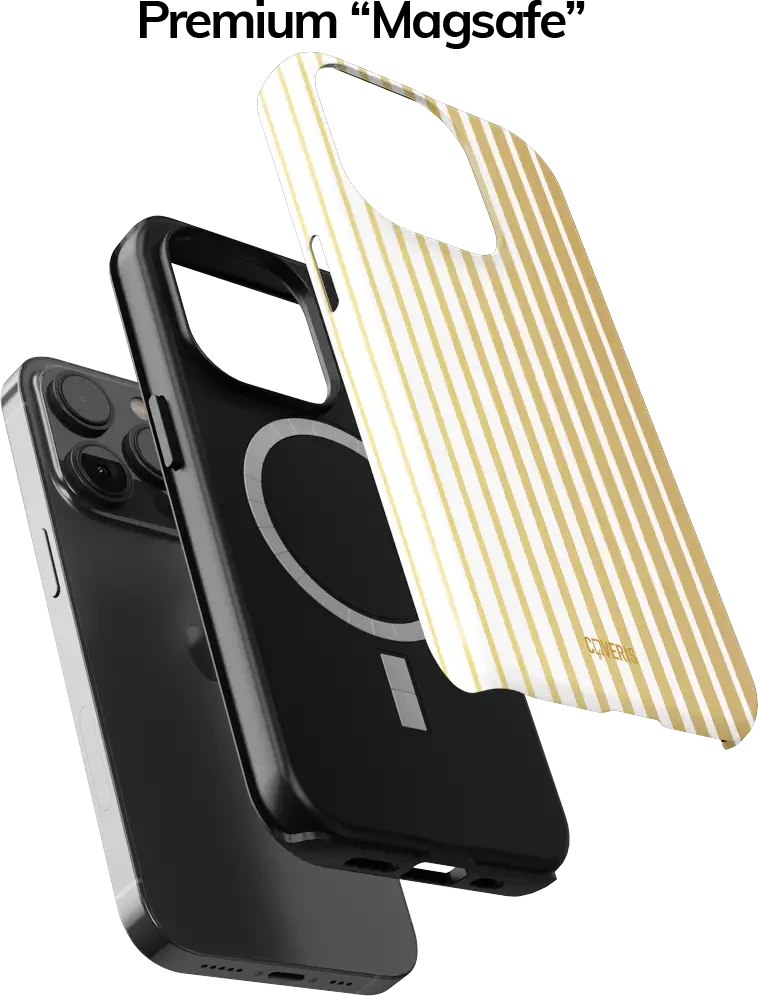 Coveris Telefono dėklas Magsafe "Goldveil" iPhone 12-17, Samsung S22-26, Google Pixel 10/Pro/ProXL modeliams